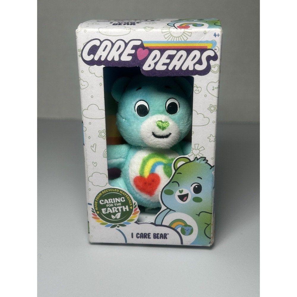 Care Bears x Micro Teenies Blue I CARE BEAR 3-Inch Mini Plush Toy Basic Fun NIB